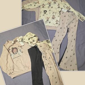 Next Kids Matching Set - Cream and Black